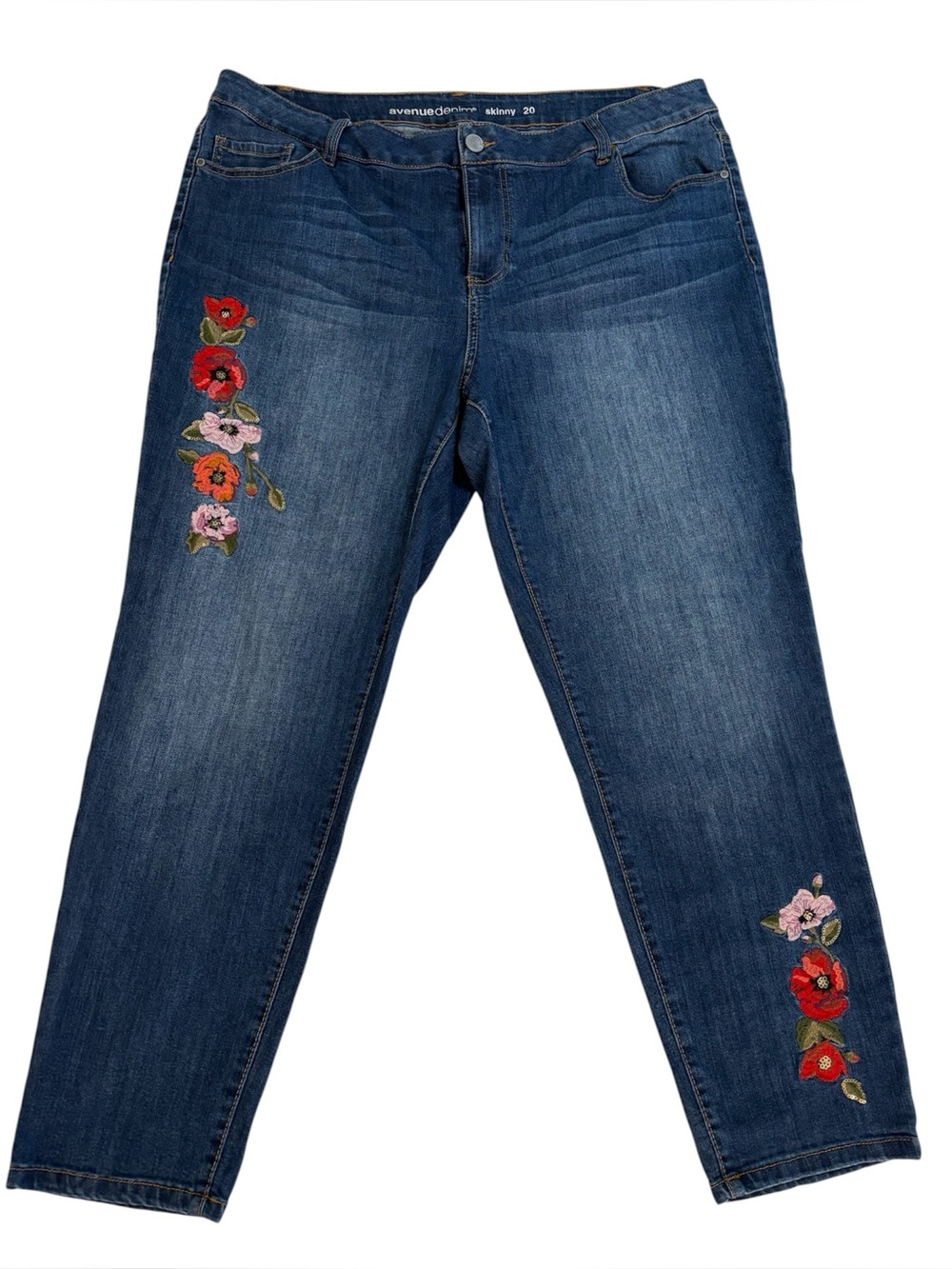 Avenue Skinny Jeans Floral